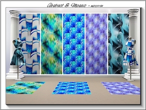Sims 3 — Abstract and Mosaic_marcorse. by marcorse — Five patterns in abstract and/or mosaic forms. Reflected Light is