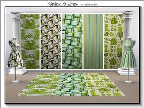 Sims 3 — Yellow to Green_marcorse.. by marcorse — Five collected patterns, with nothing much in commen except their