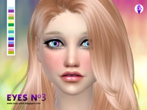 Sims 4 — Eyes N3 by LuxySims3 — 7 Swatches. Appropriate for all ages and genders. Allow for random If you have any