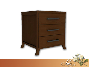Sims 3 — Traditional bedroom End Table by Lulu265 — Part of the Traditional Bedroom Set