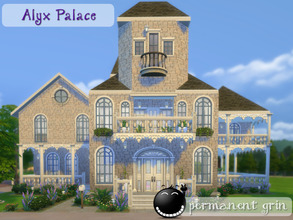 Sims 4 — Alyx Palace - Mansion Treehouse by permanentgrin — Loved the style of Alyx Manor, but need more space? Check out