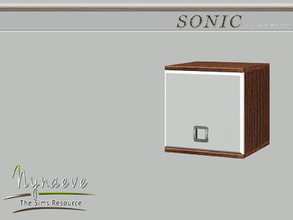 Sims 3 — Sonic Media Cabinet by NynaeveDesign — Sonic Living Room - Media Cabinet Located in: Surfaces - Cabinets Price: