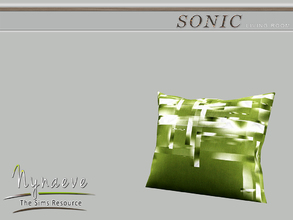 Sims 3 — Sonic Pillow by NynaeveDesign — Sonic Living Room - Pillow Located in: Decor - Rugs Price: 50 Tiles: 0.5x0.5