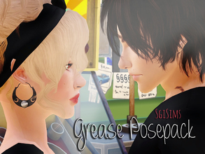 Sims 3 — Grease Posepack - SgiSims by Prettysgi2 — I recently hit 500 followers in Tumblr, and decided to make a gift for