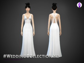 Sims 4 — Wedding Collection N3 by LuxySims3 — This is the third dress of my Wedding collection! You can find every link