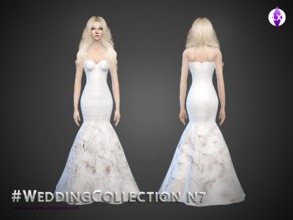 Sims 4 — Wedding Collection N7 by LuxySims3 — This is the seventh dress of my Wedding collection! You can find every link