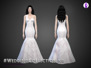 Sims 4 — Wedding Collection N8 by LuxySims3 — This is the eighth dress of my Wedding collection! You can find every link
