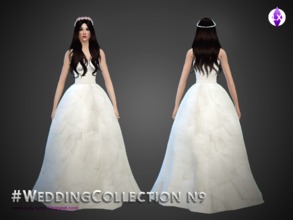 Sims 4 — Wedding Collection N9 by LuxySims3 — This is the ninth dress of my Wedding collection! You can find every link