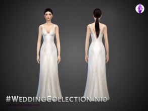 Sims 4 — Wedding Collection N10 by LuxySims3 — This is the tenth dress of my Wedding collection! You can find every link
