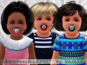Sims 3 — NUK Pacifier2 - Toddler by Lutetia — A cute NUK pacifier with optional stencils (clown and tigerduck) ~ Works