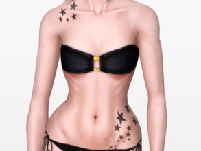 Sims 3 — Hip and Collar Star Tattoos by Nuclearwaffles2 — These are star tattoos for (your sim's) right collar bone and