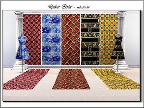 Sims 3 — Rather Bold__marcorse by marcorse — A variety of patterns with a bold outlook. Argyle Check and Burgandy