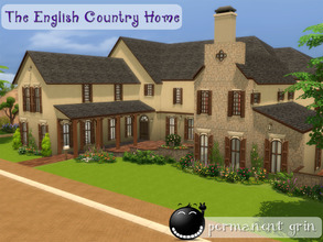 Sims 4 — English Country Home by permanentgrin — Check out this beautiful 8 bedroom mansion ready for your large family