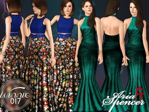 Sims 3 — PLL Last Dance - Spencer & Aria by winnie017 — A new set consisting of two outfits inspired by Spencer and