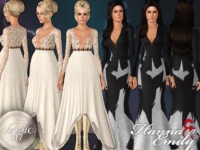 Sims 3 — PLL Last Dance - Hanna & Emily by winnie017 — A new set consisting of two gowns inspired by Emily and Hanna