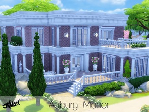 Sims 4 — Aubury Manor by Jaws3 — This charming home is great for any sim family. It features four bedrooms, four