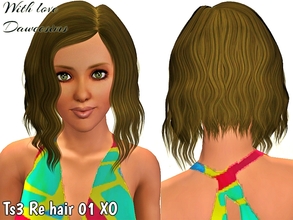 Sims 3 — Re hair 01 XO  by Daweesims — My very first retexture hair for Sims 3. I hope like it! Dont' forget to see my