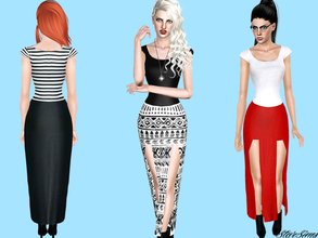 Sims 3 — Daily Style set by StarSims — Daily style set.The perfect outfit for a party or date. The set include bodysuit