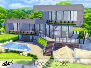 Sims 4 — Hadley Close by Jaws3 — This stunning modern home is great for any sim family. Partly furnished, no CC -