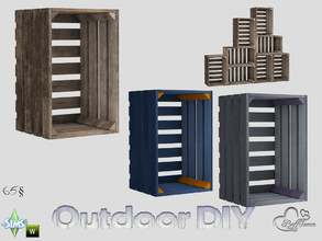 Sims 4 — DIY Box Shelf Vertical by BuffSumm — The slogan of your Sim is: Do It Yourself! So your Sim took a lot of