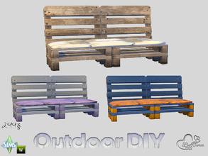 Sims 4 — DIY Modular Sofa No Arm (Mid Part) by BuffSumm — The slogan of your Sim is: Do It Yourself! So your Sim took a