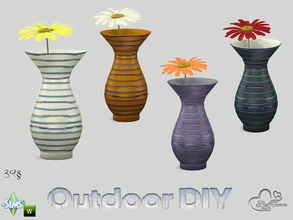 Sims 4 — DIY Vase by BuffSumm — The slogan of your Sim is: Do It Yourself! So your Sim took a lot of Euro-Pallets and