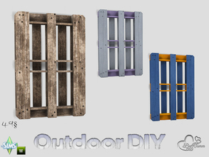 Sims 4 — DIY Wallshelf by BuffSumm — The slogan of your Sim is: Do It Yourself! So your Sim took a lot of Euro-Pallets