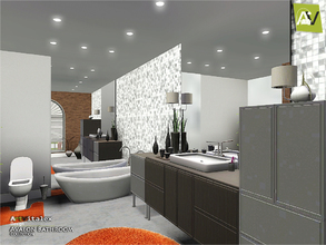 Sims 3 — Avalon Bathroom by ArtVitalex — - Avalon Bathroom - ArtVitalex@TSR, Aug 2015 - All objects are recolorable -