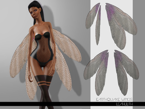 Sims 3 — LeahLilith Earthquake Wings by Leah_Lillith — Earthquake Wings recolorable avilable for males and females hope