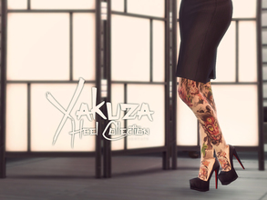 Sims 4 — Yakuza Heel Collection - Pump by Sentate — The Yakuza Heel Collection features a new shoe shape for your sims,