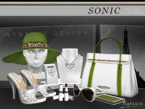 Sims 4 — Sonic Fashion Accessories by NynaeveDesign — Fashion accessories make everything in your sim's wardrobe look