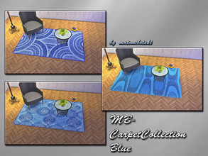 Sims 4 — MB-CarpetCollectionBlue. by matomibotaki — MB-CarpetCollectionBlue, 3 rugs with carpet texture, in blue shades