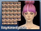 Sims 4 — [Ts4]Taty_KarenEyes_CL by tatygagg — - Contact Lenses (Costume Makeup) - Female, Male - Human, Alien - Child,