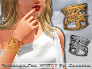 Sims 3 — Revenge Set - Bracelet by Lutetia — A metallic bracelet inspired from the TV Show Revenge ~ Works for female