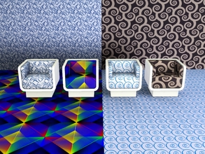 Sims 3 — Abstract patterns 2 by Andreja157 — Patterns created with CAP and TSR Workshop's Pattern Tool All 4 are in