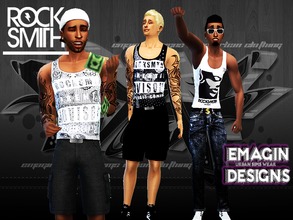 Sims 4 — Rocksmith Tanks 3 /Men by emagin3602 — Designed by Emagin Designs http://www.thesims3.com/mypage/Emagin/mystudio