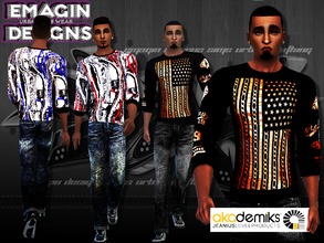 Sims 4 — Akademiks Cooper Ridge Sweaters 3 /Men by emagin3602 — Designed by Emagin Designs