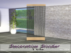 Sims 4 — Decorative Divider by Joy6 — Set of decorative room divider