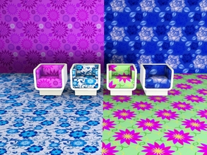 Sims 3 — Flowers 2 by Andreja157 — Patterns created with Create a pattern tool Category: Themed Recolorable palettes: 1