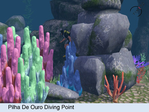 Sims 3 — Pilha De Ouro Diving Point by timi722 — Pilha De Ouro: Pile of gold. One treasure box is hidden on this diving