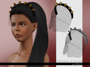 Sims 3 — LeahLilith Speechless Headband by Leah_Lillith — Speechless Headband 3 recolorable areas avilable for males and