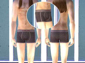 Sims 2 — Cavalera Underwear - Brown by CerseiL2 — They also can be used as Pj\'s. I hope you like it. 