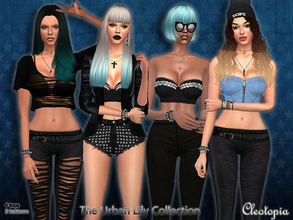 Sims 4 — Set43- The Urban Lily Collection by Cleotopia — Ready for attitude? Urban inspired pieces? The ultimate