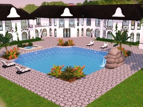 Sims 3 — Ocean Front Estates by khewitt5 — Ocean Front Estates is a beautiful 3 bedroom 2 bath home with a spa, gym and