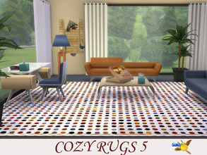 Sims 4 — evi Cozy Rugs 5 by evi — As winter is coming this set of five cozy rugs make your place warmer