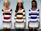 Sims 4 — S4 Chic Sweaters by TSR Archive — -some cosy cute dress sweaters for your sims ladies, to look fashionable and