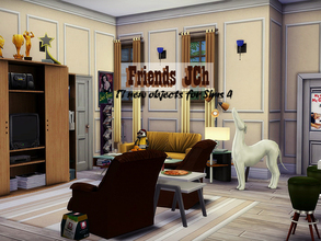 Sims 4 — Friends JCh by Kiolometro — Remember the TV series Friends? Now your sims can visit the apartment of Joey and