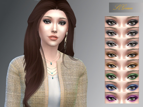 Sims 4 — [S4Grace] - Eyeshadows by S4grace — Gradient eyeshadows in 8 different colors in different shades. TF-EF 8