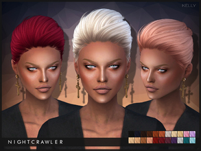 Sims 4 — Nightcrawler-Kelly by Nightcrawler_Sims — NEW MESH TF/EF Smooth bone assignment All lods 22 colors Works with