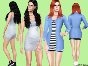 Sims 3 — Simplicity set by StarSims — Simplicity set.The perfect outfit for a party or date. The set include a simple